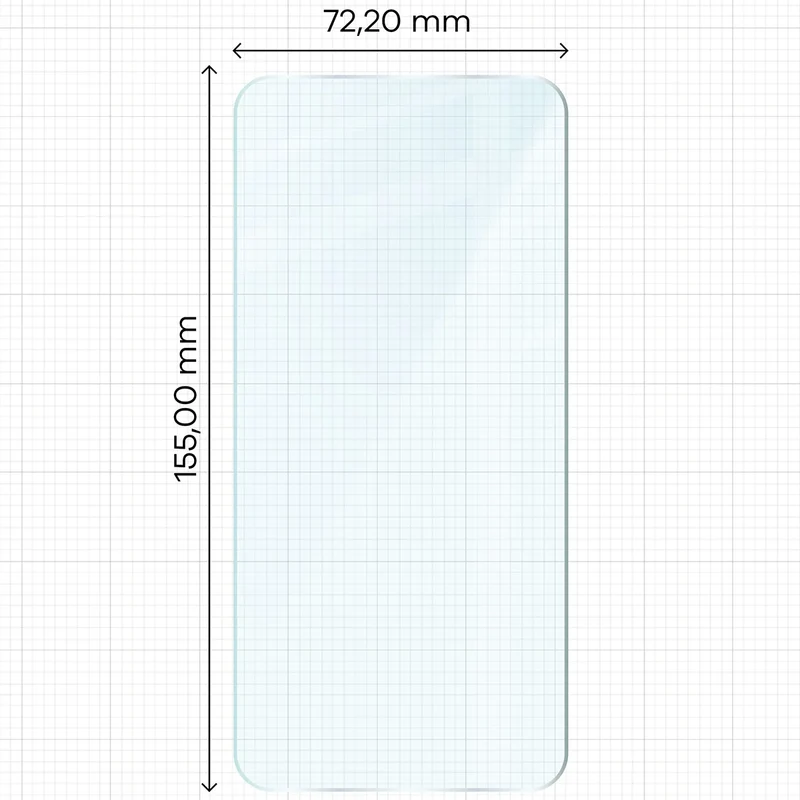 Gehärtetes Glas für Galaxy S25 Plus / Galaxy S24 Plus, Bizon Glass Clear Duo, 2 Stück