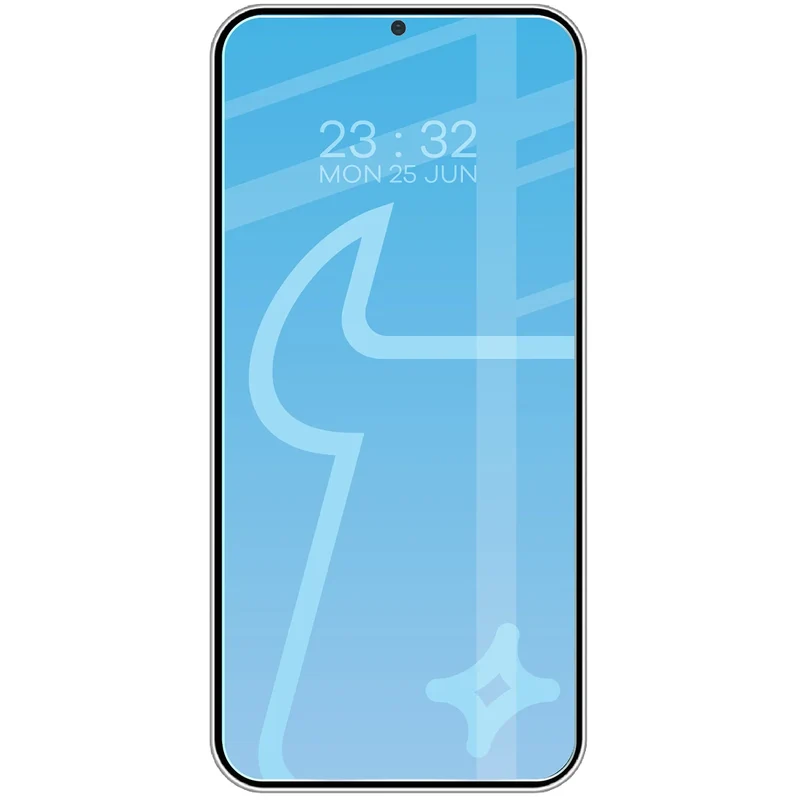Gehärtetes Glas für Galaxy S25 Plus / Galaxy S24 Plus, Bizon Glass Clear Duo, 2 Stück