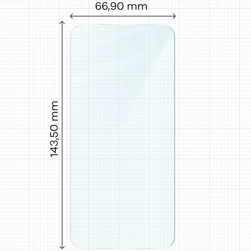Gehärtetes Glas für Galaxy S25 / S24, Bizon Glass Clear Duo, 2 Stück