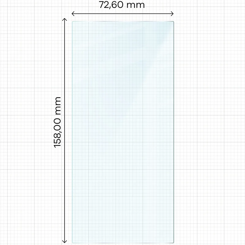 Gehärtetes Glas für Galaxy S24 Ultra, Bizon Glass Clear Duo, 2 Stück