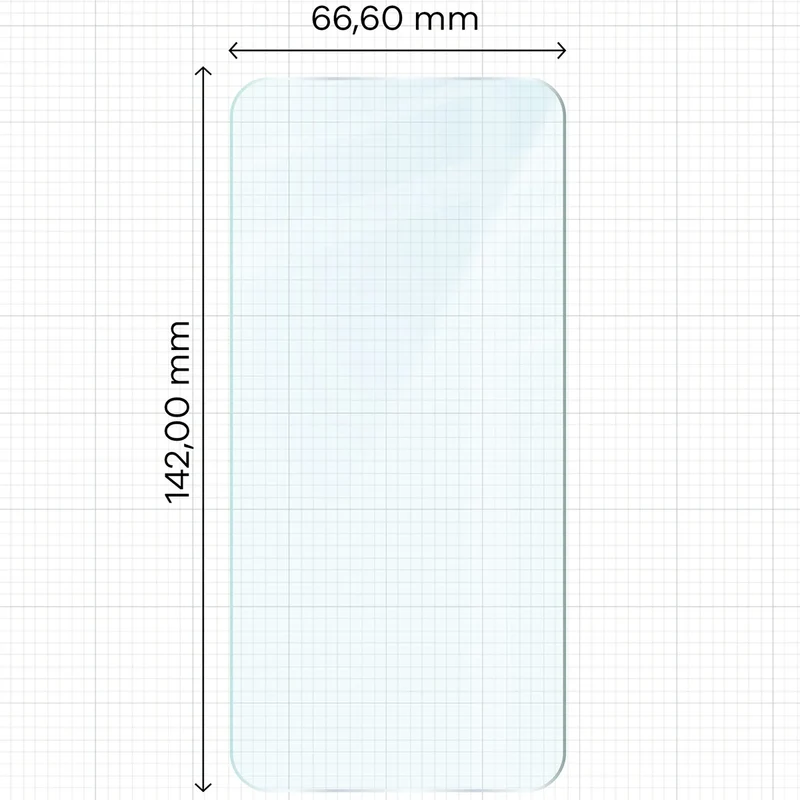 Gehärtetes Glas für Galaxy S23, Bizon Glass Clear Duo, 2 Stück