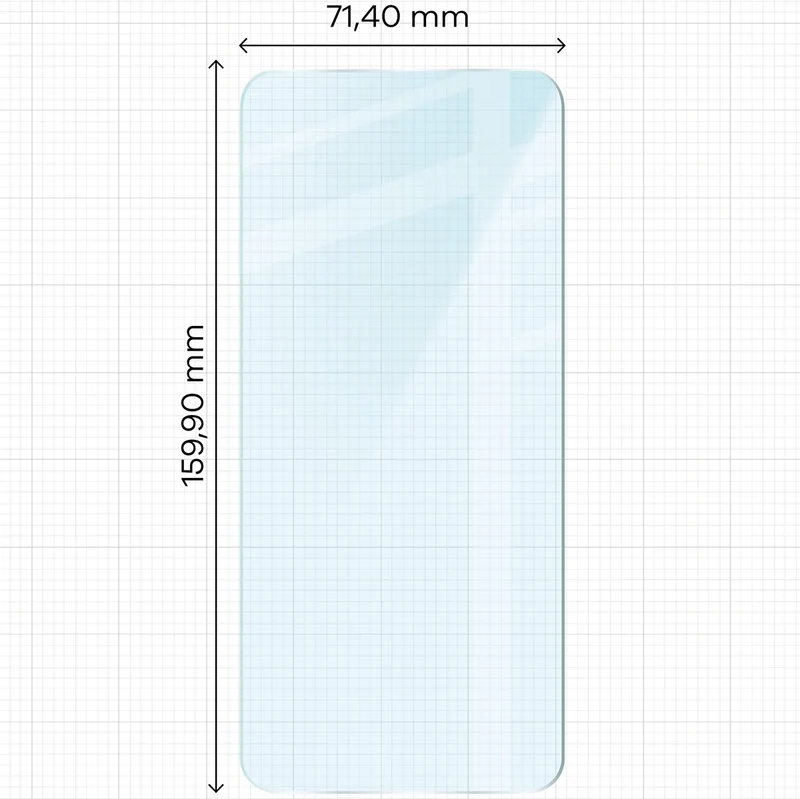 Gehärtetes Glas für Realme 14x 5G / C55 / C75 / OnePlus Nord CE 3 Lite / Oppo A60 4G, Bizon Glass Clear Duo, 2 Stück
