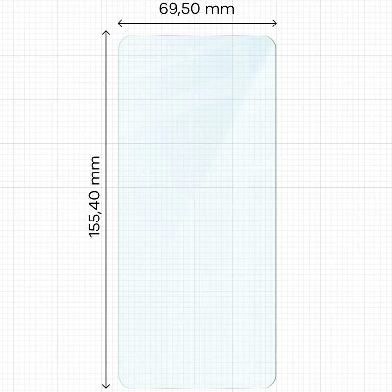 Gehärtetes Glas für Realme 14 5G / 14T 5G, Bizon Glass Clear Duo, 2 Stück
