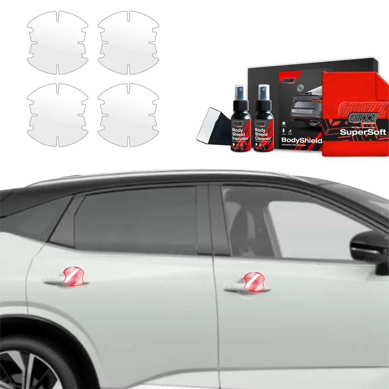 4in1 Schutzfolie Grizz Protector für Türgriffmulden - Nissan Qashqai 3 Facelift (2024-2026)