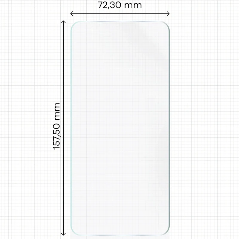 Hydrogel Folie für den Bildschirm für Realme GT 6 / 6T, Bizon Film Hydrogel Front, 1 Stück