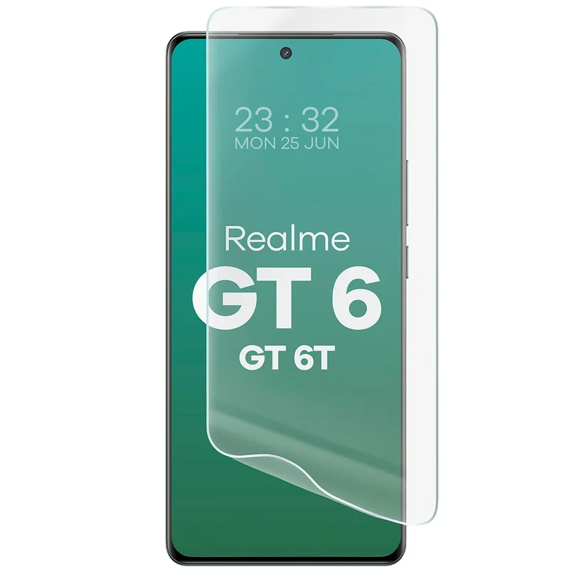 Hydrogel Folie für den Bildschirm für Realme GT 6 / 6T, Bizon Film Hydrogel Front, 1 Stück