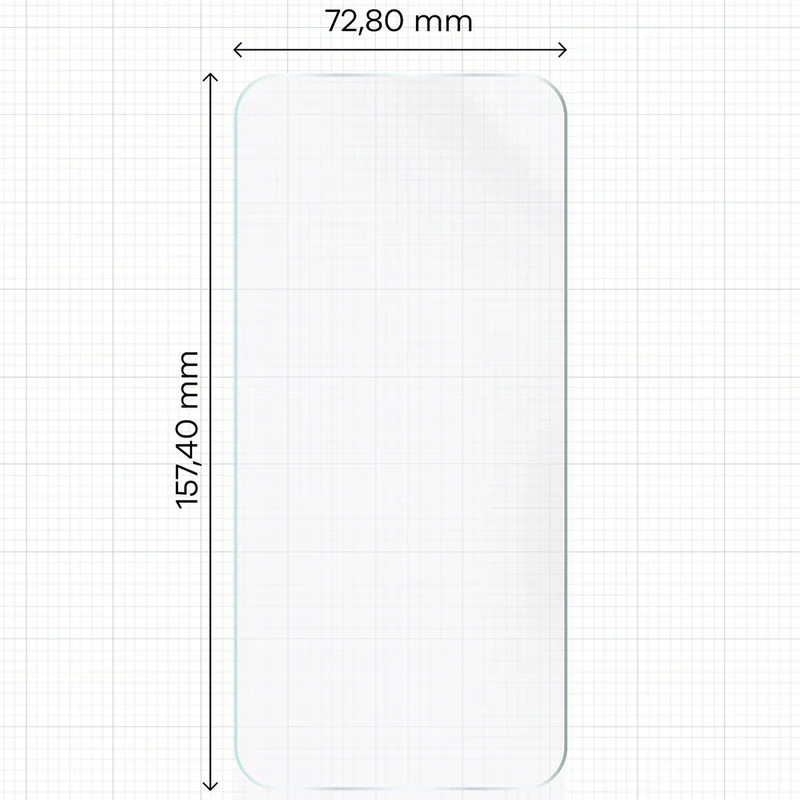 Hydrogel Folie für den Bildschirm für Honor 90, Bizon Glass Hydrogel Front, 1 Stück
