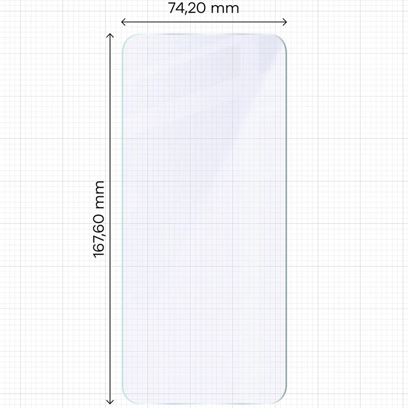 Flexibles Hybridglas für Xiaomi POCO M7 5G, Bizon Hybrid Mule
