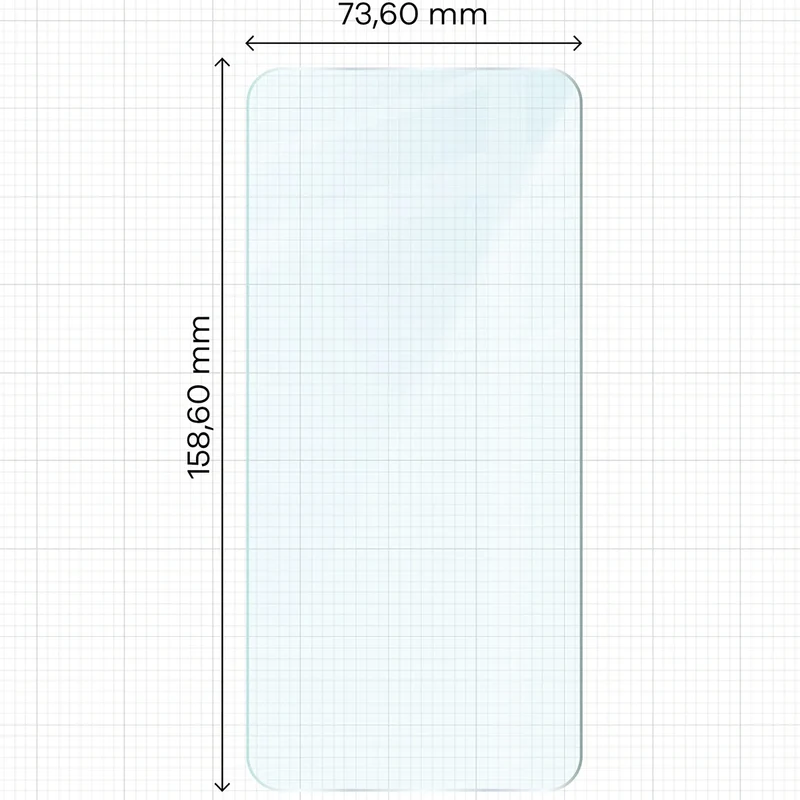 Gehärtetes Glas für Xiaomi 15T / 15T Pro, Bizon Glass Clear