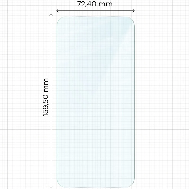 Gehärtetes Glas für OnePlus Nord 5, Bizon Glass Clear Duo, 2 Stück