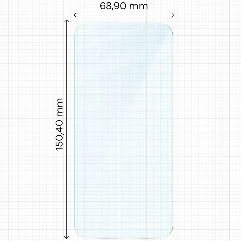 Gehärtetes Glas für Google Pixel 9a, Bizon Glass Clear Duo, 2 Stück