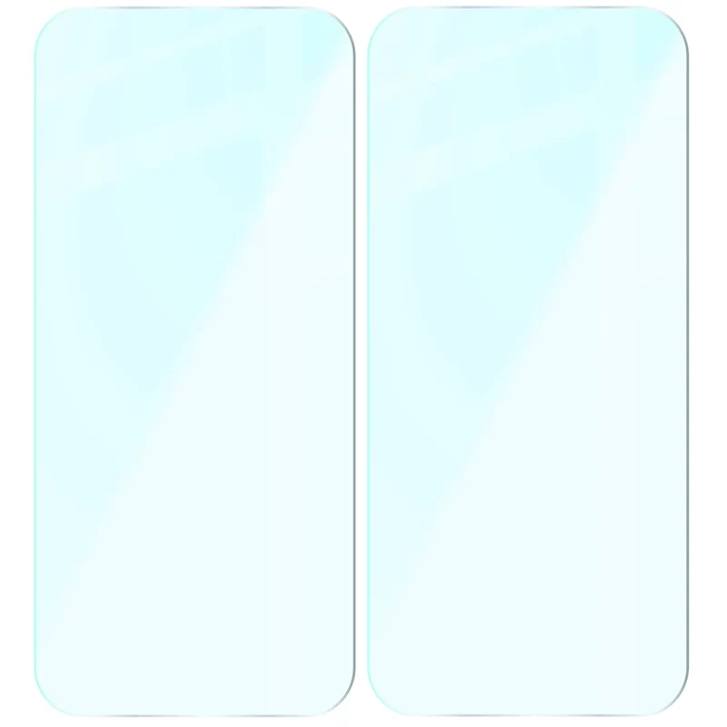 Gehärtetes Glas für iPhone 18 Pro / 17 / 17 Pro / 16 Pro, Bizon Glass Clear Duo, 2 Stück