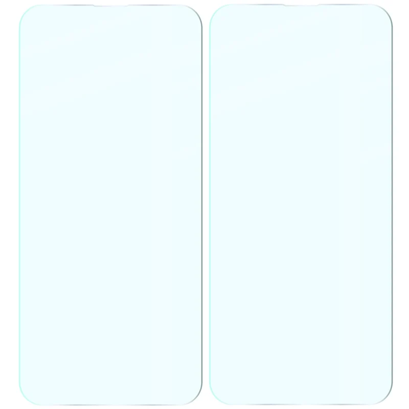 Gehärtetes Glas für iPhone 17e / 16e / 14 / 13 Pro / 13, Bizon Glass Clear Duo, 2 Stück
