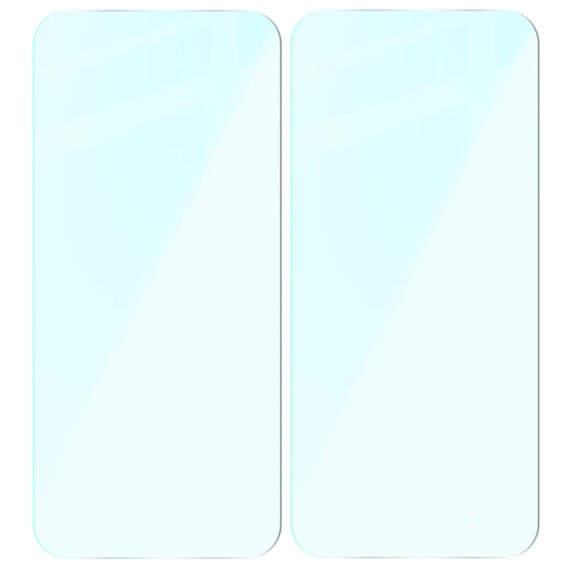 Gehärtetes Glas für iPhone 15 / 15 Pro / 16 , Bizon Glass Clear Duo, 2 Stück