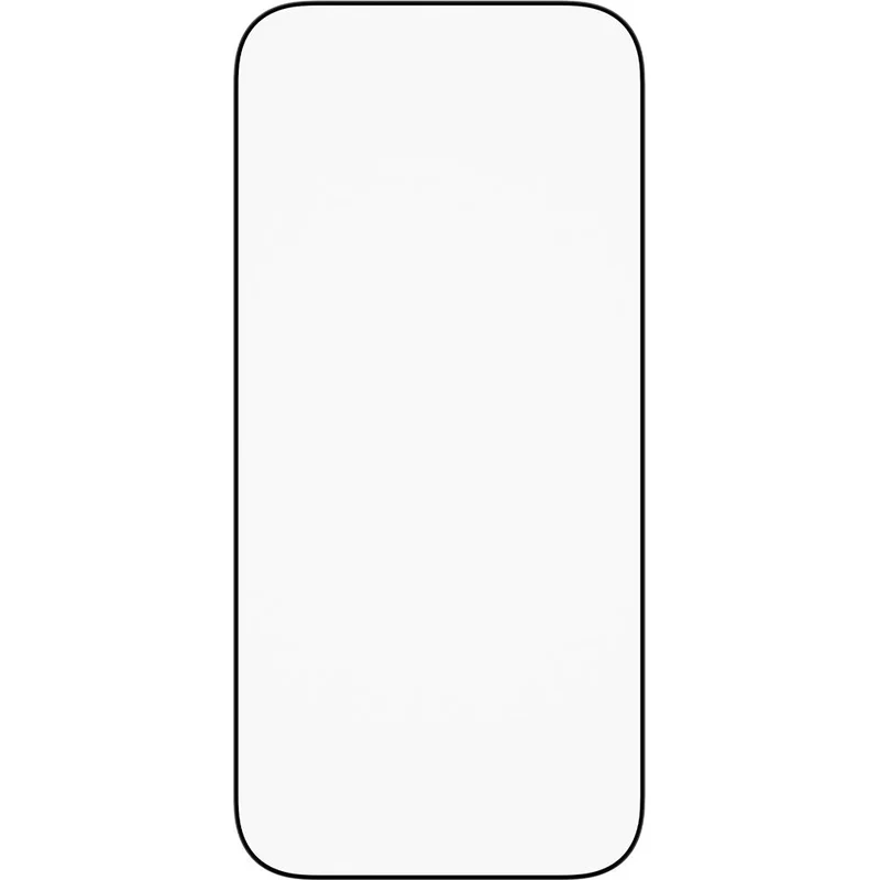 Gehärtetes Glas mit Applikator für iPhone 17 / 16 Pro, PanzerGlass Ultra-Wide Fit, Transparent mit schwarzen Rahmen