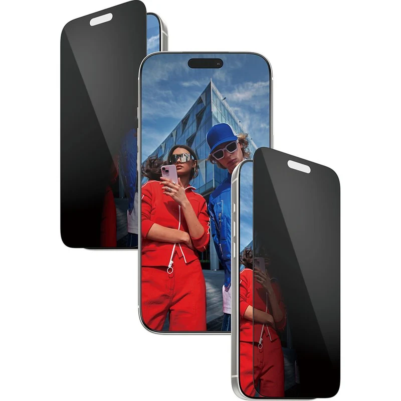 Sichtschutzglas mit Applikator für iPhone 17 Pro Max, PanzerGlass 2-way Ultra-Wide Fit Privacy Plus EasyAligner