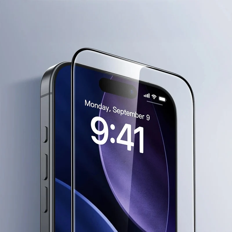 Gehärtetes Glas mit Positionierungsrahmen für iPhone 17 Pro Max, ESR UltraFit Tempered Glass, 2 Stück