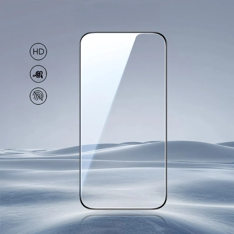 Gehärtetes Glas mit Positionierungsrahmen für iPhone 17 Pro Max, ESR UltraFit Tempered Glass, 2 Stück