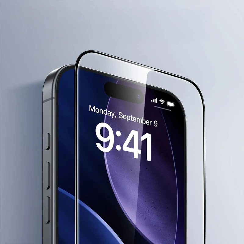 Gehärtetes Glas mit Positionierungsrahmen für iPhone 17 Pro, ESR UltraFit Tempered Glass, 2 Stück
