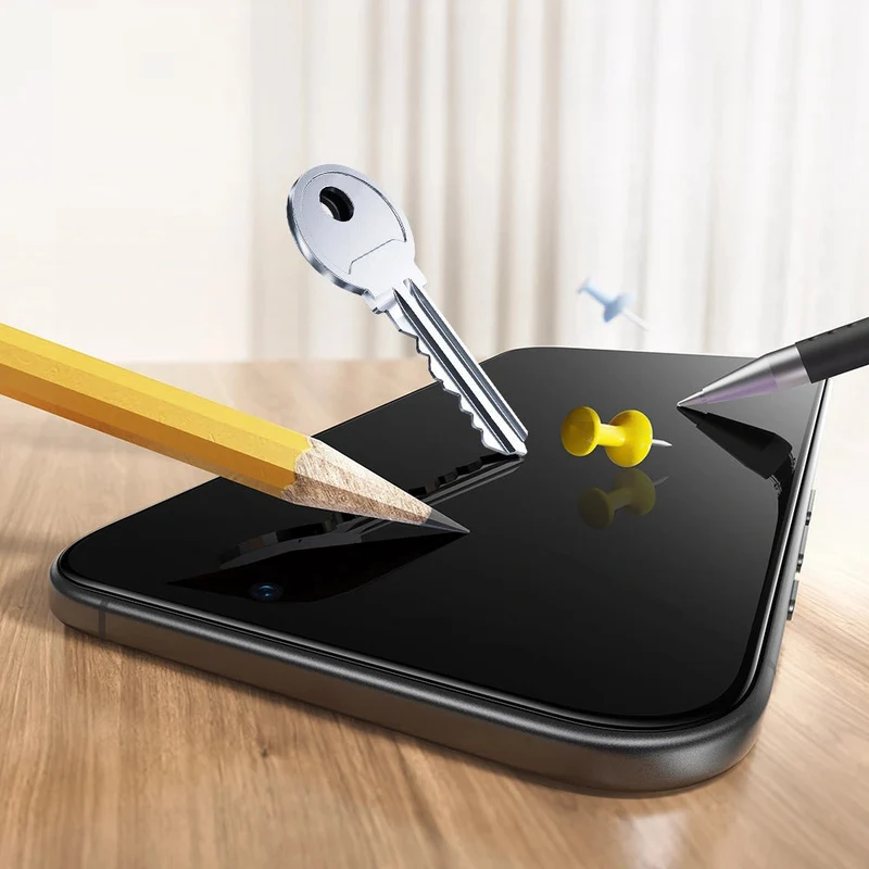 Gehärtetes Glas mit Positionierungsrahmen für iPhone Air, ESR UltraFit Tempered Glass, 2 Stück