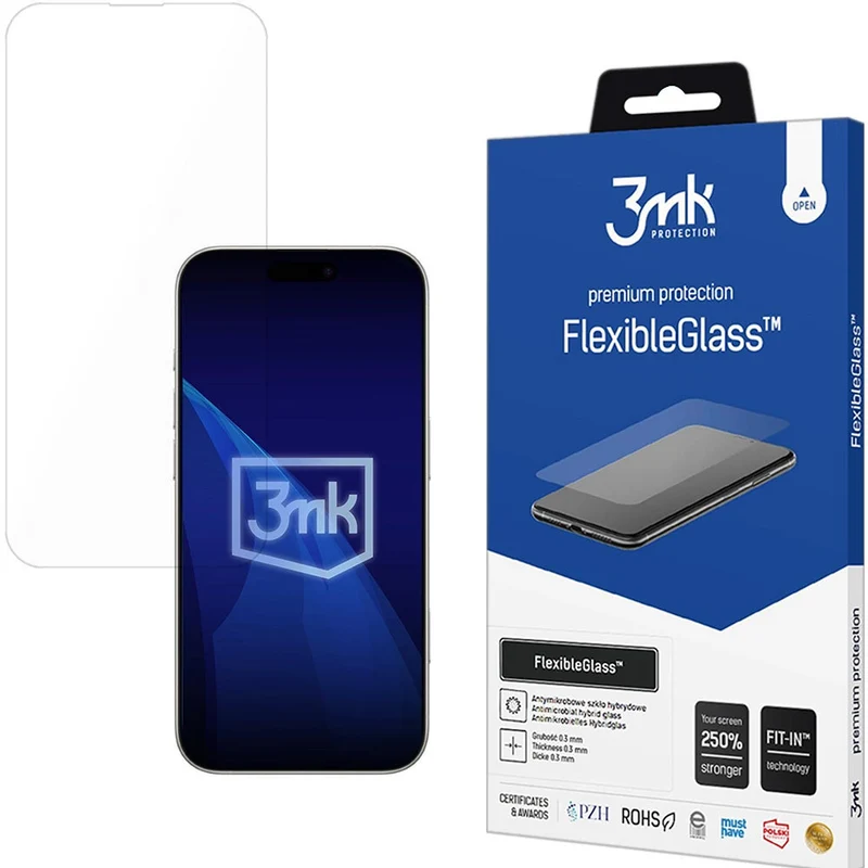 Hybridglas für iPhone Air, 3mk FlexibleGlass