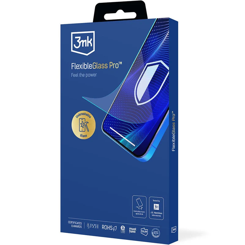 Hybridglas für iPhone 18 Pro / 17 Pro, 3mk FlexibleGlass Pro