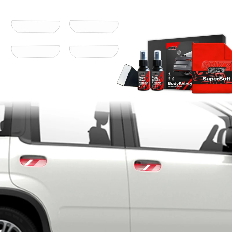 4in1 Schutzfolie Grizz Protector für Türgriffmulden - Fiat Panda (2020-2026)