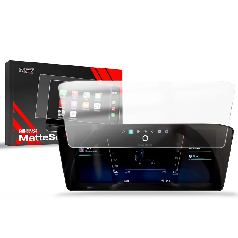 Matte Autodisplayfolie für Scania R Virtual Cockpit (2024-2026), Grizz Protector
