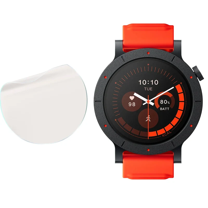 Matte Folie für Nothing CMF Watch 3 Pro, Bizon Watch Film Sun Duo, 2 Stück