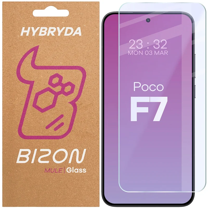 Flexibles Hybridglas für Xiaomi POCO F7, Bizon Hybrid Mule