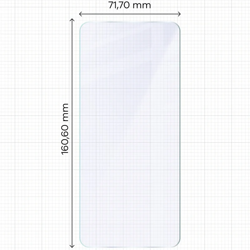 Flexibles Hybridglas für Realme C71 4G, Bizon Hybrid Mule