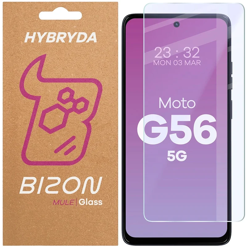 Flexibles Hybridglas für Motorola Moto G56 5G, Bizon Hybrid Mule