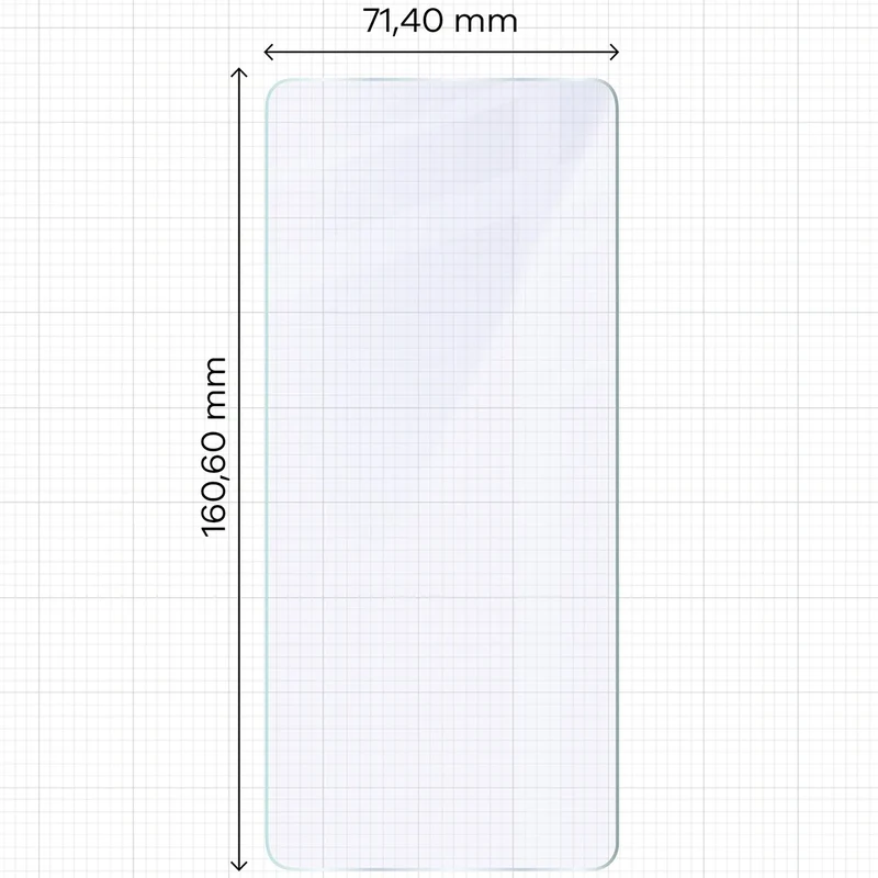 Flexibles Hybridglas für Motorola Moto G56 5G, Bizon Hybrid Mule