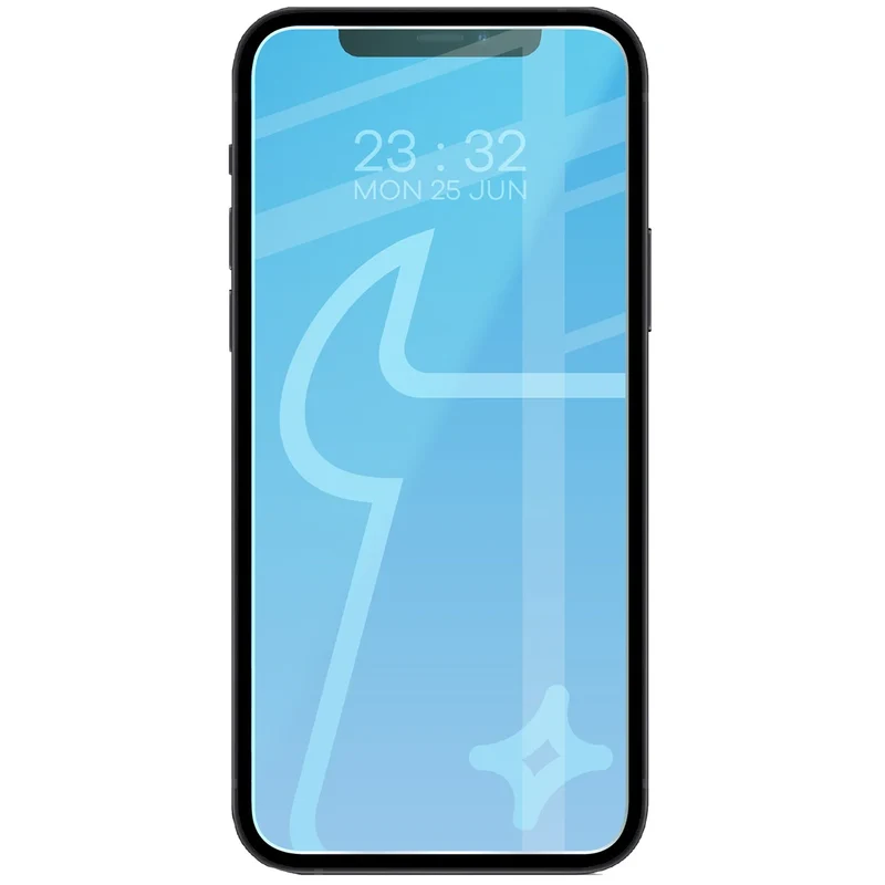 Gehärtetes Glas für iPhone 12 / 12 Pro, Bizon Glass Clear Duo, 2 Stück