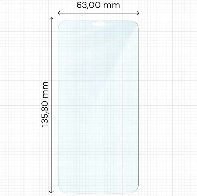 Gehärtetes Glas für iPhone 11 Pro / Xs, Bizon Glass Clear Duo, 2 Stück