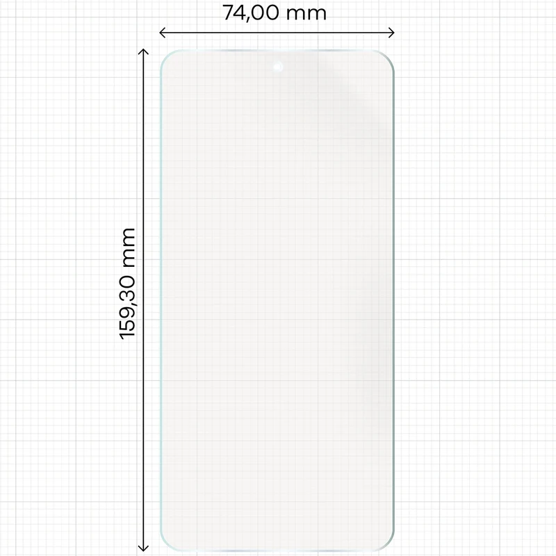Matte Folie für Xiaomi POCO F7, Bizon Film Sun Duo, 2 Stück