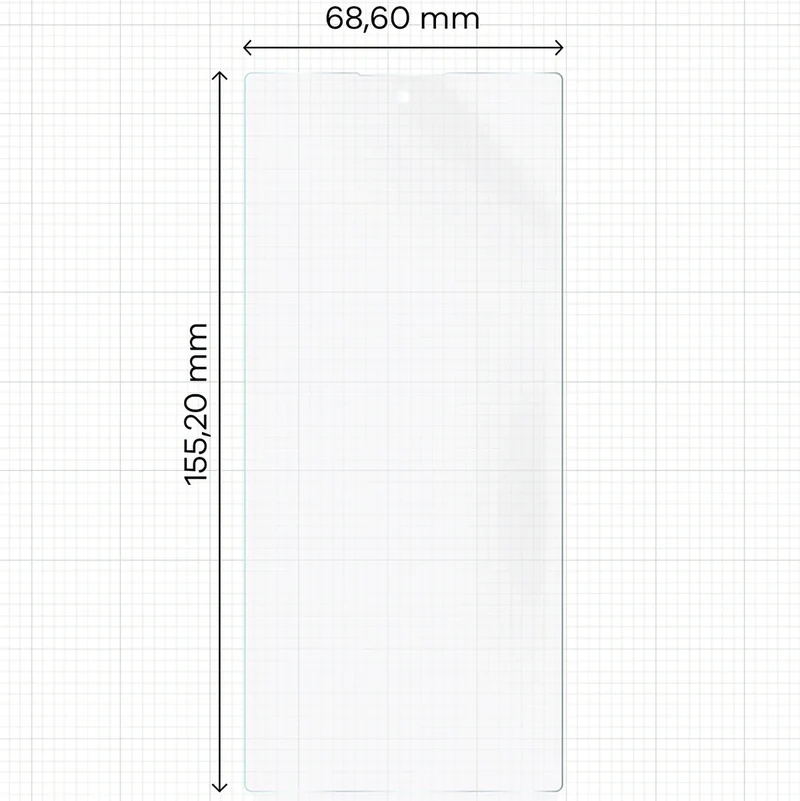 Matte Folie für Galaxy Z Fold7, Bizon Glass Film Sun Duo, 2 Stück