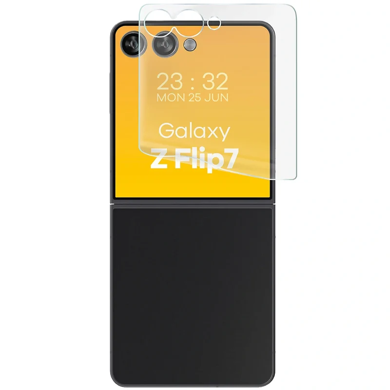 Matte Folie für Galaxy Z Flip7, Bizon Glass Film Sun Duo, 2 Stück