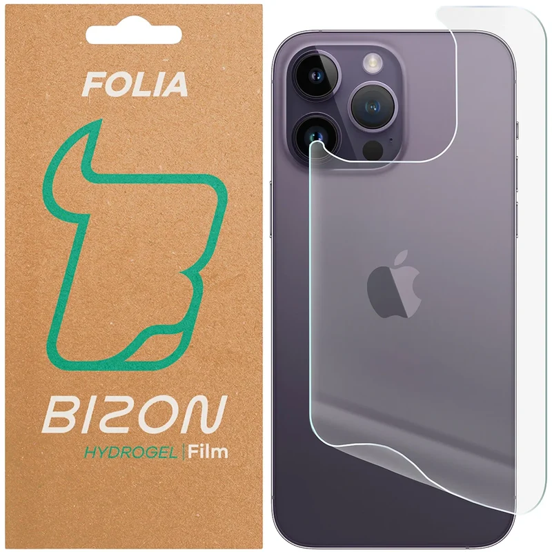 Hydrogel Folie für die Rückseite für iPhone 14 Pro, Bizon Film Hydrogel Back, 1 Stück