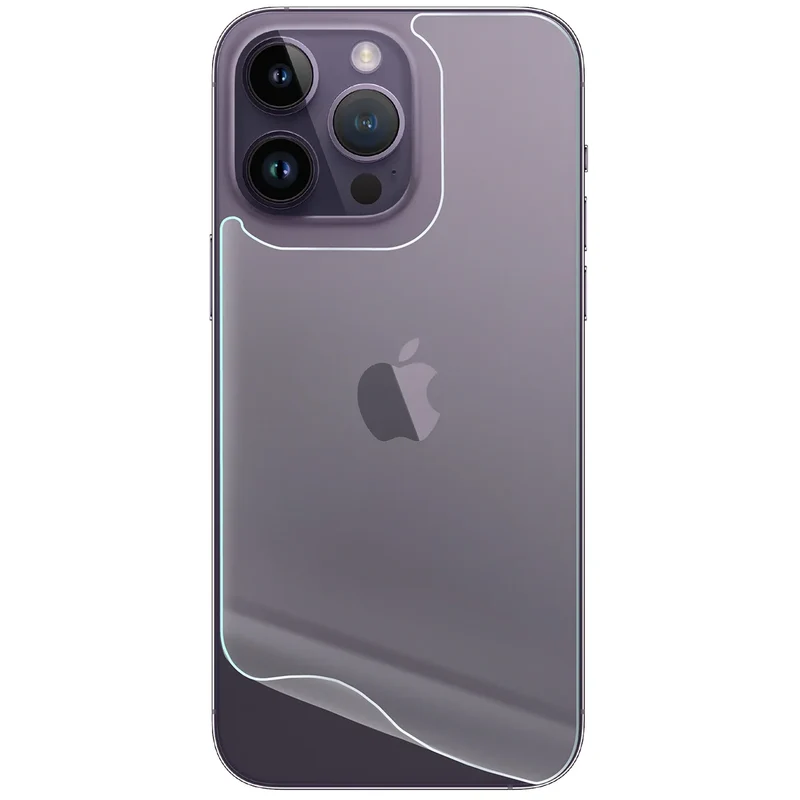 Hydrogel Folie für die Rückseite für iPhone 14 Pro, Bizon Film Hydrogel Back, 1 Stück