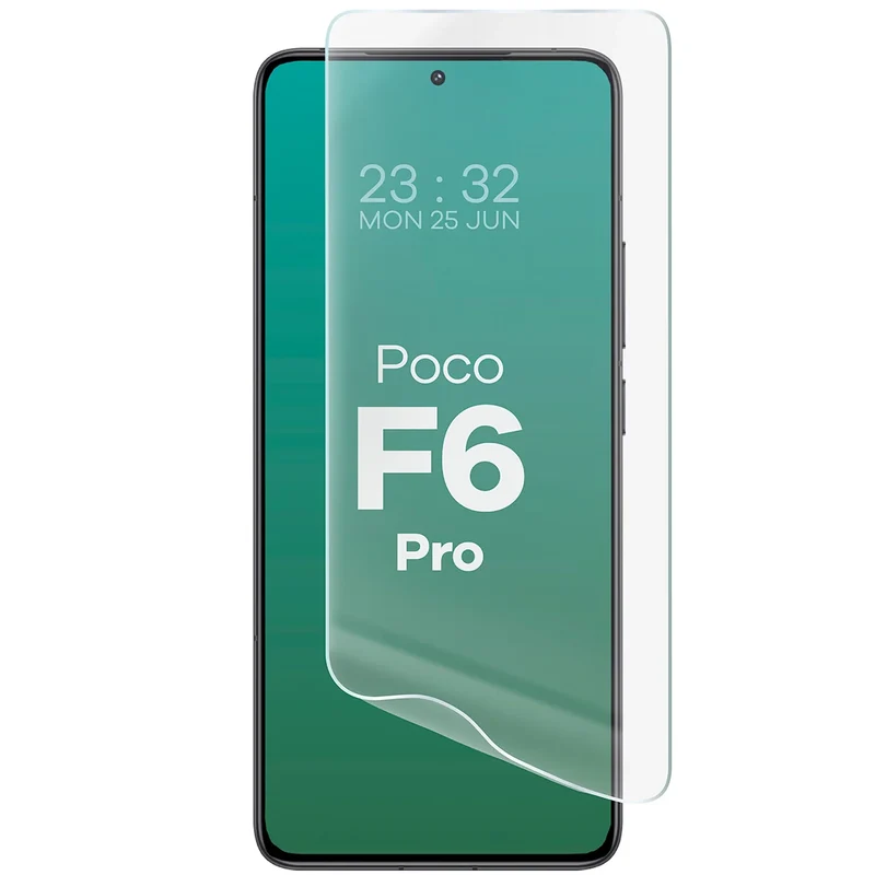 Hydrogel Folie für den Bildschirm für Xiaomi POCO F6 Pro, Bizon Film Hydrogel Front, 1 Stück