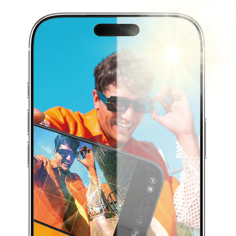 Gehärtetes Glas für iPhone 17 Pro Max, PanzerGlass Anti-Reflective Armor EasyAligner