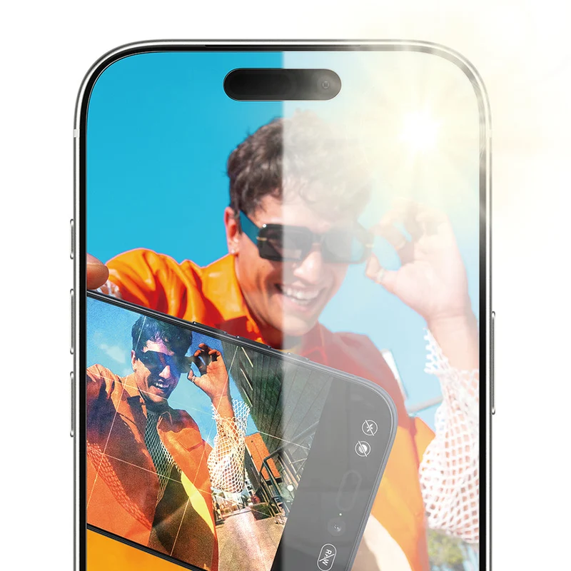 Gehärtetes Glas für iPhone 17 Pro, PanzerGlass Anti-Reflective Armor EasyAligner