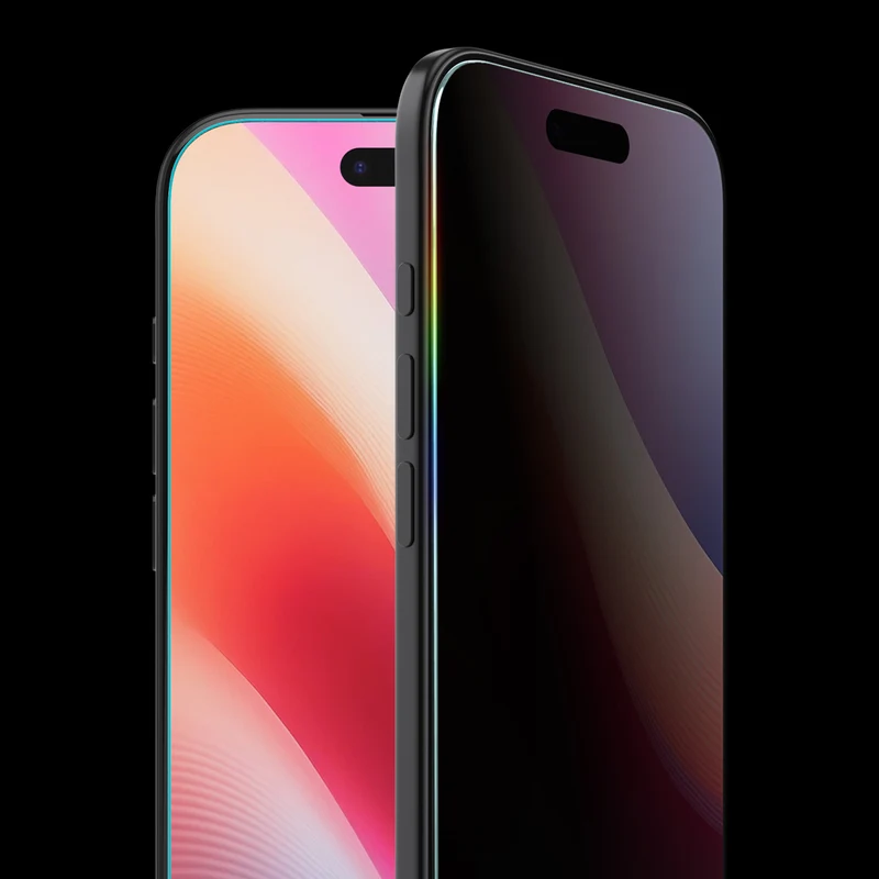 Glas + Applikator für iPhone Air, Spigen Glas.tR EZ Fit Privacy 2-Pack (AC)
