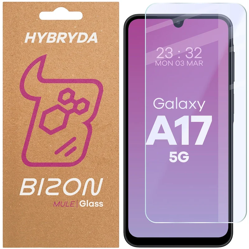 Flexibles Hybridglas für Galaxy A17 5G, Bizon Hybrid Mule