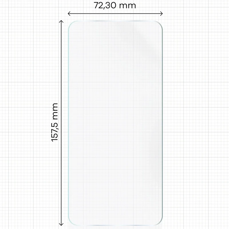 Hydrogel Folie für den Bildschirm für Honor 200, Bizon Film Hydrogel Front, 1 Stück