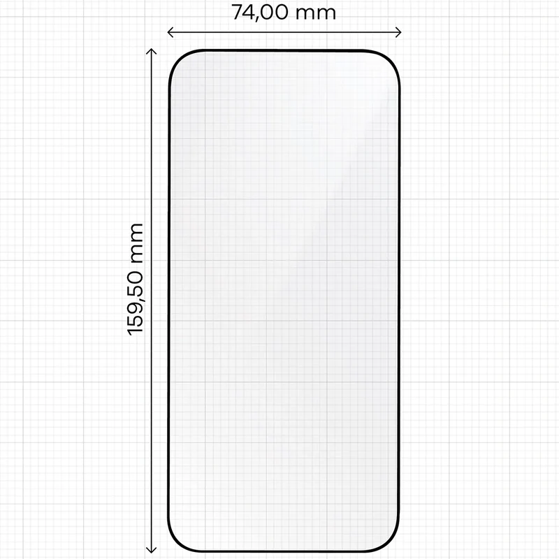 Gehärtetes Glas mit Rahmen zum einfachen Auftragen für iPhone 17 Pro Max, Bizon Glass Aplikator, 2 Stück
