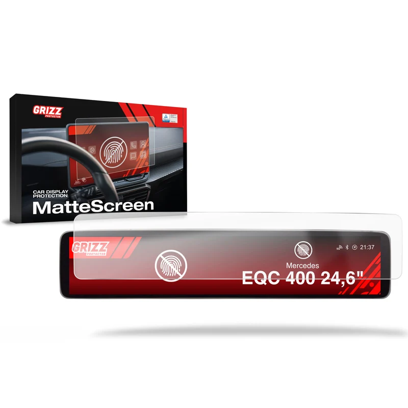 Matte Autodisplayfolie für Mercedes EQC 400 (2019-2023), Grizz Protector