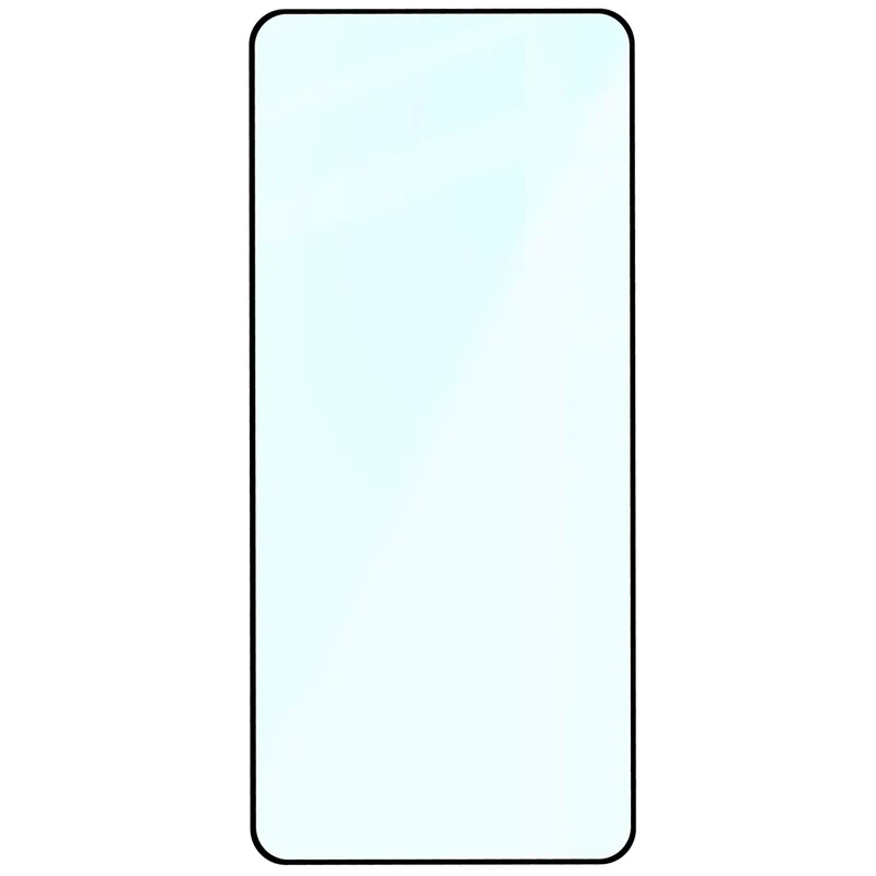Gehärtetes Glas für Nothing Phone (3), Bizon Glass Edge, Schwarzer Rahmen