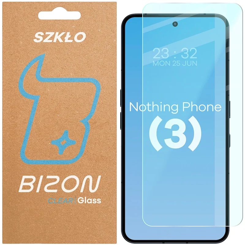 Gehärtetes Glas für Nothing Phone (3), Bizon Glass Clear